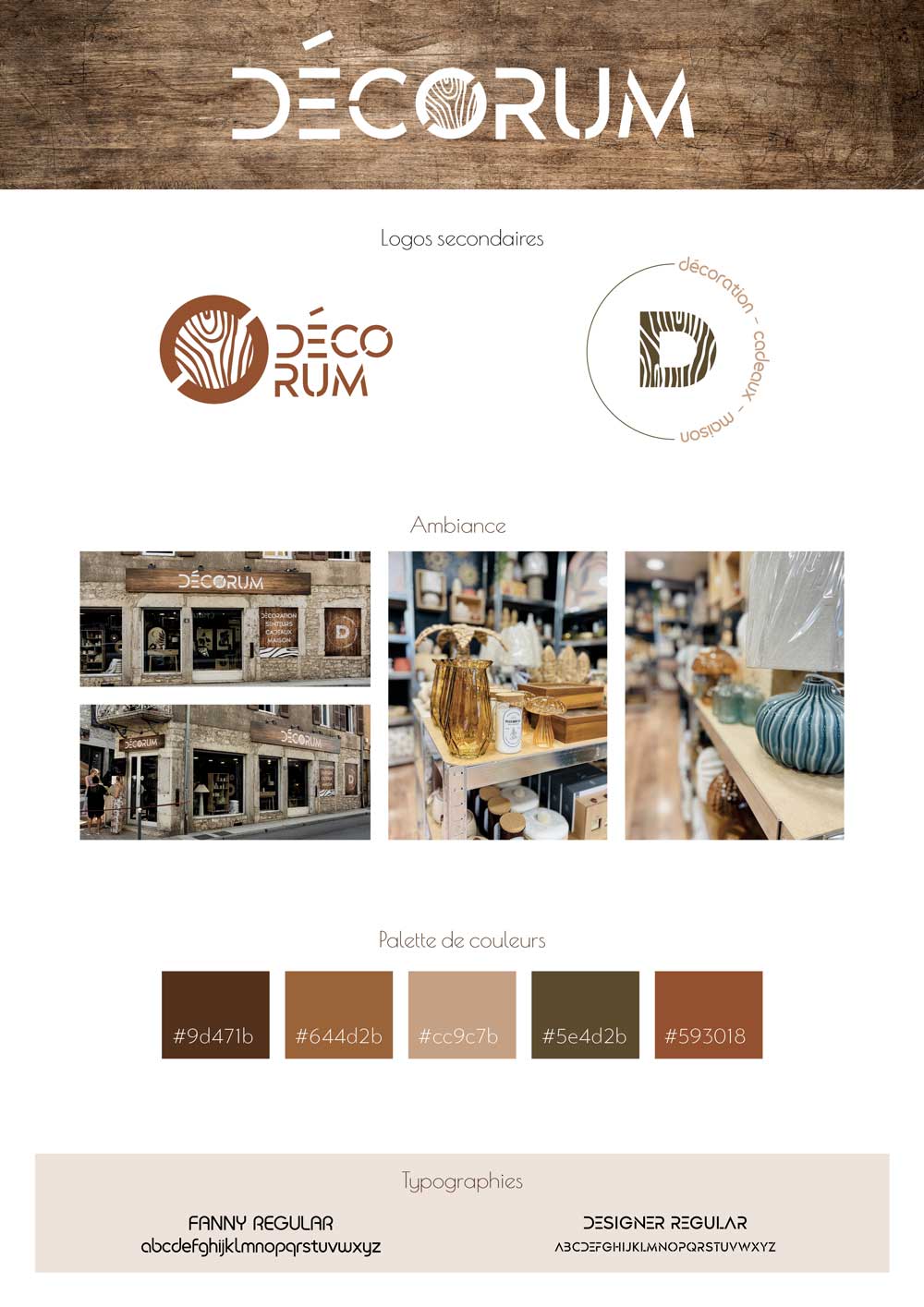 Brandboard Magasin Decorum Morestel