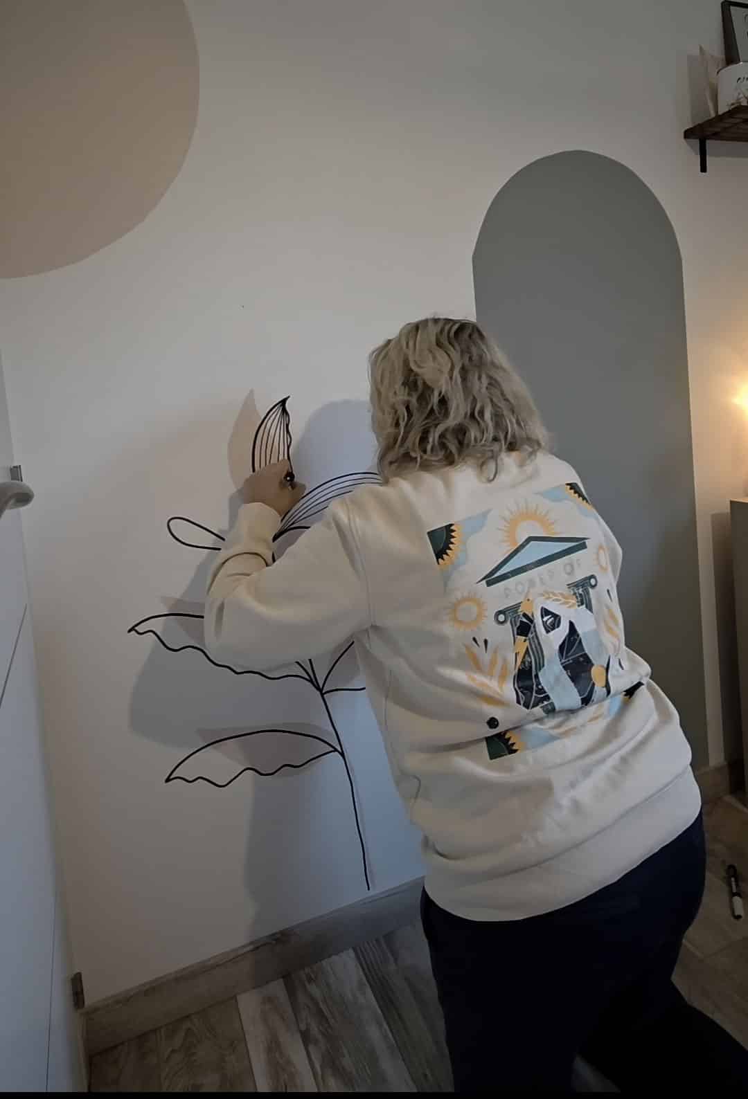 Peinture fresque murale