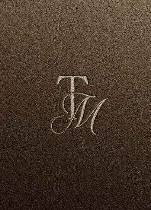 Identité visuelle The travel madame monogramme