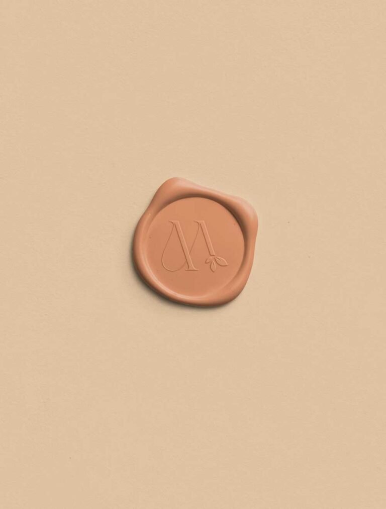 creation logo melissa deleglise monogramme