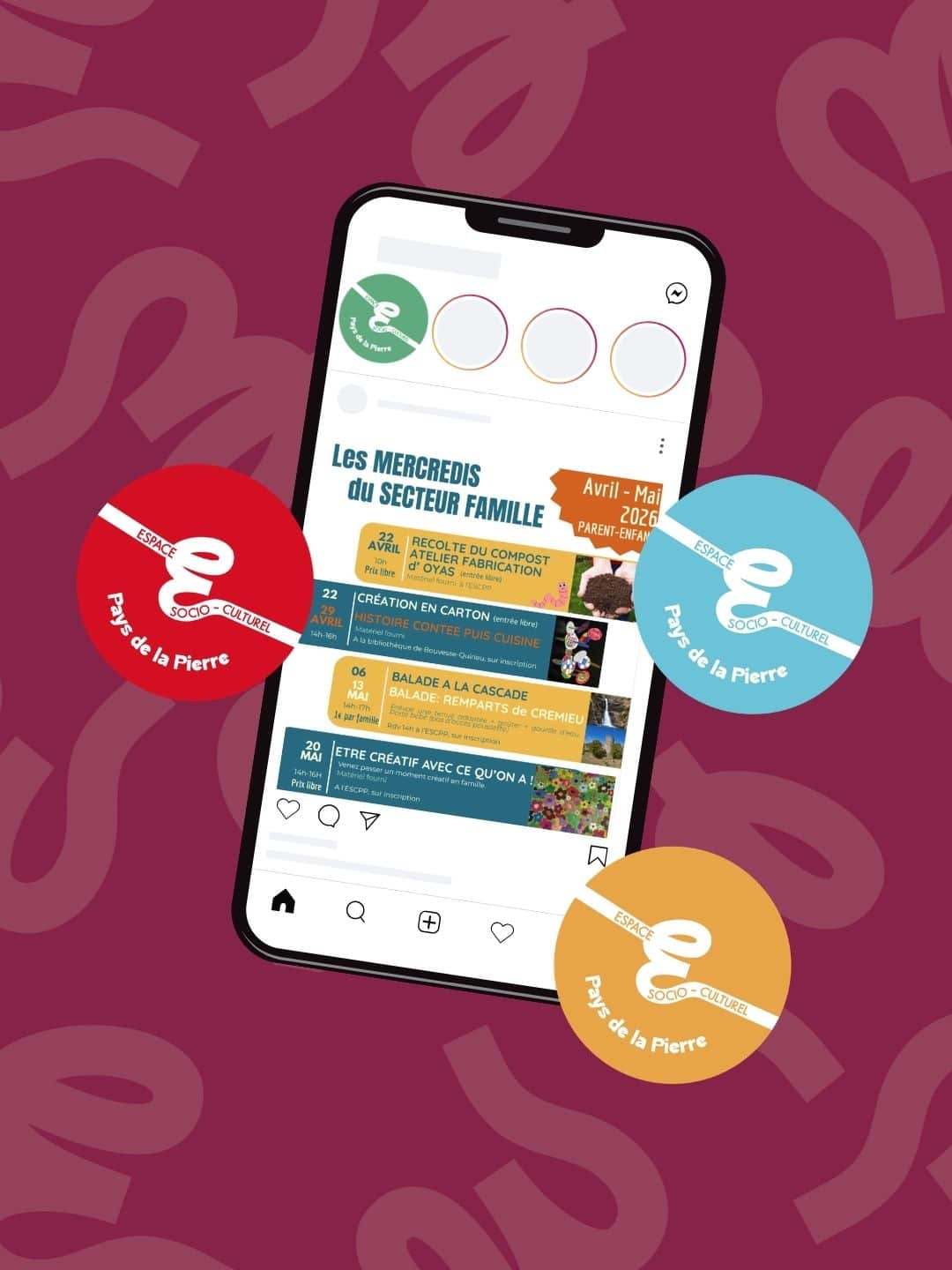 identite visuelle escpp template reseaux sociaux